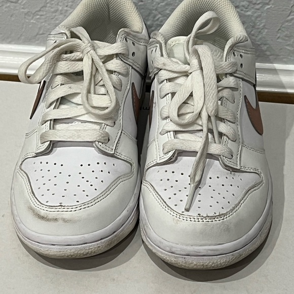 Nike Dunk Low White Pink Kids - Picture 3 of 7